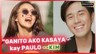 KIM CHIU kay PAULO AVELINO LANG GANITO KASAYA 