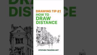 HOW TO DRAW DISTANCE #stephentraversart #drawingvideo #drawingtips