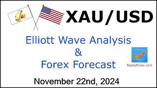 XAUUSD Elliott Wave Analysis | Gold Analysis | November 22, 2024 | XAUUSD Analysis Today