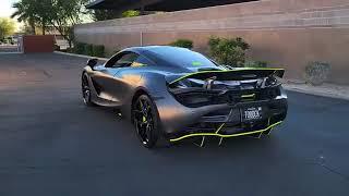 Mclaren 720s tune and exhaust…… gintani killing the game. Ig @ryangudenau #mclaren