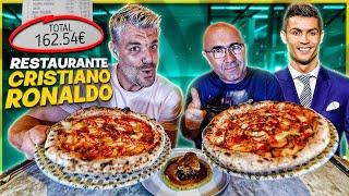 PROBANDO LOS PLATOS MÁS CAROS del RESTAURANTE de CRISTIANO RONALDO *ESTAS PIZZAS SON…* SEZAR BLUE