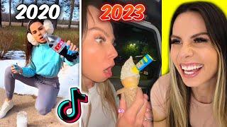 Reacting To My OLD vs. NEW TIKTOKS AMYYWOAHH 2020-2023