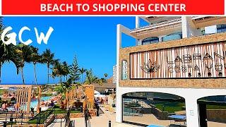 PLAYA DEL CURA Gran Canaria July 2023  Beach to Shopping Center