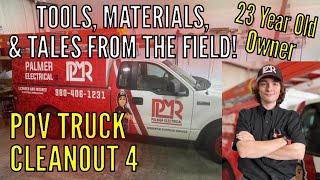 Truck Cleanout 4 - Tool Talk, Organization, Tales of a 23 Year Old Electrician