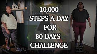 10,000 STEPS A DAY CHALLENGE |  Weight Loss Journey Vlog #weightloss #fitness