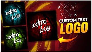 How To Make CustomLogo Design In Picsart | Gaming Logo For Creators