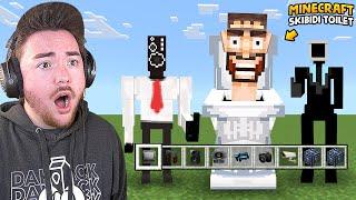 PLAYING THE SKIBIDI TOILETS MINECRAFT MOD… (its amazing)