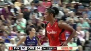 Chiney Ogwumike fast showtime dunks 22 10 against Phoenix Mercury on 3rd sep 2016