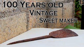 100 Years Old Vintage Spatula Restoration | Asian Sweet Making Utensil