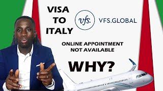 VISA TO ITALY || How to get VFS APPOINTMENT || NO APPOINTMENT until we STOP THESE THINGS Twi