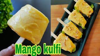 Mango Kulfi Recipe | Lock-Down Kulfi Ice Cream Recipe| Only 4 Ingredients | No Cream, Condensed milk