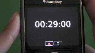 Clock application for BlackBerry