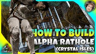 ARK: Crystal Isles - How To Build Alpha Rathole (PvP) - Official Settings - Ark Survival Evolved