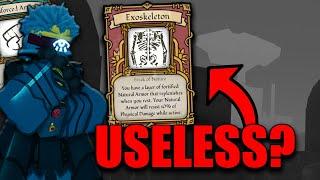 EXOSKELETON IS USELESS?