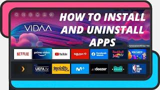 How to install and uninstall apps on a Hisense VIDAA Smart TV