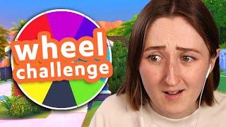 spinning a wheel to decide my sims build