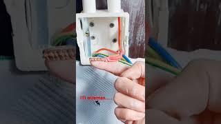 ITI wireman student New work for electrician #electrician #iti #new #video