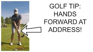 GOLF: Forward Press: How to Start Your Golf Swing!