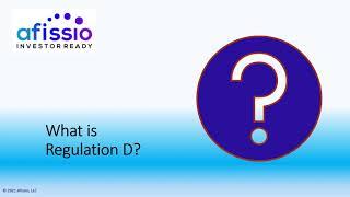 What is Regulation D?