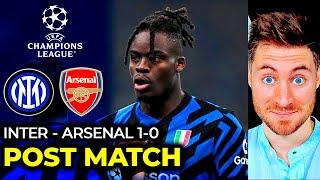 INTER ARSENAL 1-0 CHIEDETE SCUSA a BISSECK!!! DUMFRIES EROICO...