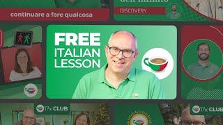 ‼️ Coffee Break Italian LIVE: Join us for a free Italian Lesson