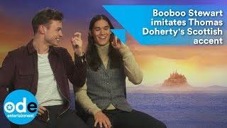 Descendants 2: Booboo Stewart imitates Thomas Doherty's Scottish accent