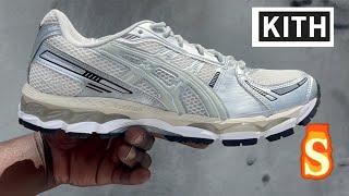 Ronnie feig for asics gel-kayano 12.1 cream first look review very limited must watch  #kith #asics