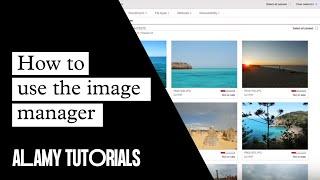 Alamy Image Manager - Tutorial