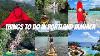 THINGS TO DO IN PORTLAND JAMAICA || BLUE LAGOONS, RAFTING ON RIO GRANDE, AWESOM FOOD PLUS MORE