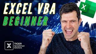 Excel VBA Beginner Tutorial 2024