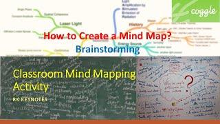 How to create a Mind Map? | Classroom Mind Mapping Activity | Brainstorming | Coggle | RK