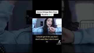 Jenna Ortega SKIN CARE ROUTINE#jennaortega #viralshorts #emmamyers #wednesdaynetflix