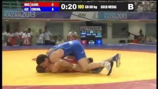 Universiade 2013 Kazan 2013 // Rasul Chunayev AZE)- Islambek Albiev (RUS)  Gold Match