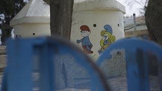 This is what a playground in Sderot, Israel looks like.