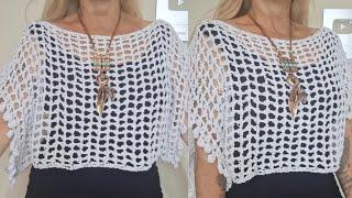 BRAGA BLOUSE - EASY AND QUICK CROCHET BLOUSE