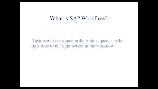 SAP Workflow Training | SAP Business Wokflow Tutorials for Beginners