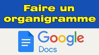 Comment faire un organigramme sur Google docs