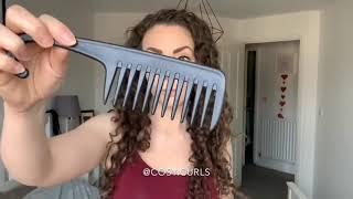 Hair Product Application Tutorial | Raking & Praying Hands | Curly Hair