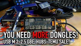 How to Buy USB Hubs, Adapters, & Dongles - I Show You What to Look For (Temu Sale)