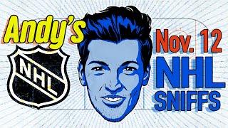 NHL Sniffs, Picks & Pirate Parlays Today 11/12/24 | Best NHL Bets w/Andy Francess