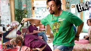 You Don't Mess With the Zohan (2008) - Hair Salon Scene in Hindi (5/8) | Desi Hollywood