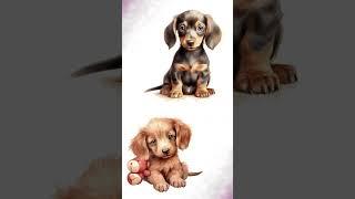 Dachshund Puppy Clip Art Version I