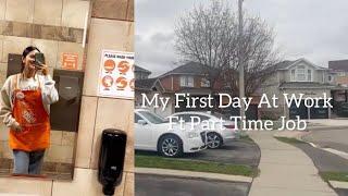 My First Day At Work | Part Time Job | International Student | Canada Vlogs