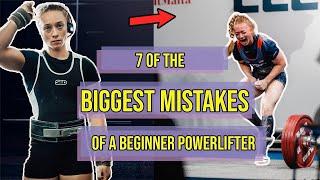 The BIGGEST Mistakes I Made as a Beginner Powerlifter ‼️ | NatLifting