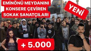 EMİNÖNÜ. MEYDANDA  KÜRTÇE ŞARKILAR LA ÇOŞTURAN GENÇLER CİHAN TOKMAN SİNAN ÖZARAS  HOZAN VEDAT