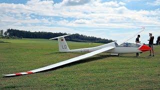 Flying a DuoDiscus Glider over the Black Forest