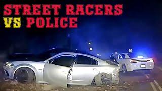 POLICE vs STREET RACERS. Wildest 140+ MPH Pursuits. BEST OF THE YEAR.