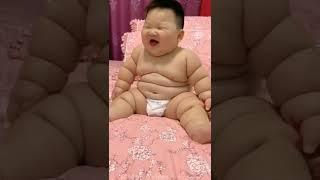 Cute fat baby Funny fat baby Funny video #shorts #fatbaby