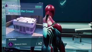 Spider-man  Research Token | Hiding in the Crowd walkthrough