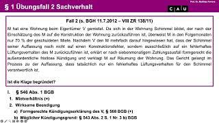 Vertragliche Schuldverhältnisse ohne Kaufrecht  – Folge 06 (Räumungsklage; Verbraucherwiderruf)